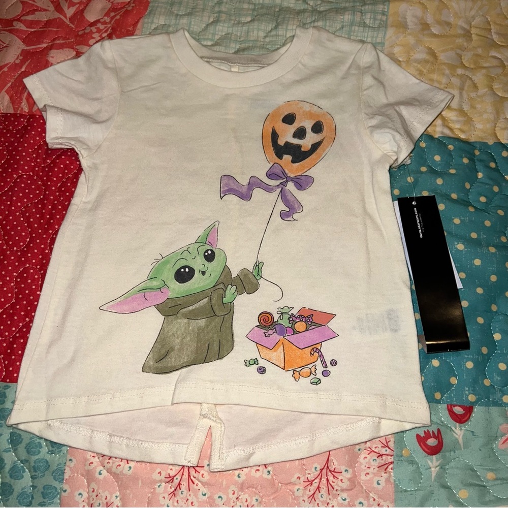 🎃 Halloween Star Wars The Mandalorian Toddler Girls Size 3T 4T New NWT Shirt